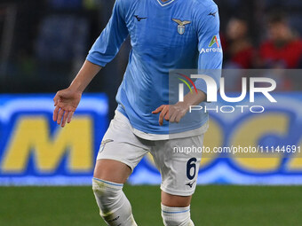Daichi Kamada of S.S. Lazio is playing during the 32nd day of the Serie A Championship between S.S. Lazio and U.S. Salernitana at the Olympi...