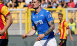 Alberto Cerri of Empoli FC is playing during the Serie A TIM match between US Lecce and Em...