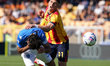 Roberto Piccoli of US Lecce is playing during the Serie A TIM match between US Lecce and E...