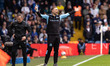John Eustace, the Blackburn Rovers manager, is appealing during the SkyBet Championship ma...