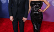 Marco Perego and wife Zoe Saldana arrive at the 10th Annual Breakthrough Prize Ceremony he...
