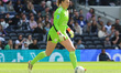 Lize Kop of Leicester City Women is warming up before The Adobe Women's FA Cup Semi-Final...