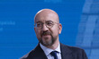 President of the European Council Charles Michel holds a joint press conference with the f...
