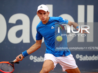 Matteo Arnaldi is playing against Marco Trungelliti in the round of 16 of the Barcelona Open Banc Sabadell, 71st Conde de Godo Trophy, at th...