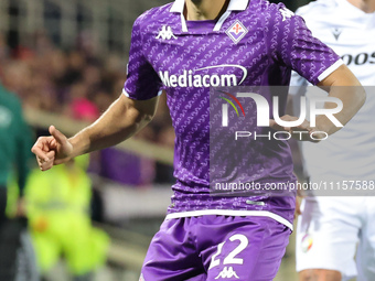 Marco Davide Faraoni of ACF Fiorentina is playing in the UEFA Europa Conference League 2023/24 quarter-final second leg match between ACF Fi...