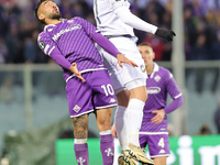 Nolas Gonzalez of ACF Fiorentina is controlling the ball during the UEFA Europa Conference League 2023/24 quarter-final second leg match bet...