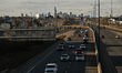 EDMONTON, CANADA - APRIL 17:General view of the traffic on Calgary Trail coming out of Ed...