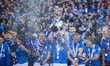Players are competing during the Sky Bet League 2 match between Stockport County and Accri...