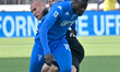 M'Baye Niang of Empoli is controlling the ball during the Serie A soccer match between Emp...