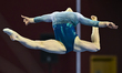 Kaylia Nemour from Algeria is competing in the women's Floor Exercise Final at the 16th FI...