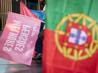  during the PCP International Rally for a Europe of Peace, Progress, and Cooperation at the Goncalves Zarco Secondary School in Matosinhos,...