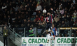 Nahitan Nandez (#8 of Cagliari Calcio) is playing during the Serie A TIM match between Cag...
