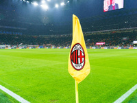 The San Siro Stadium is hosting the match between AC Milan and FC Internazionale for Serie A at Giuseppe Meazza Stadium in Milan, Italy, on...