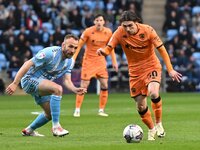 Abdulkadir Omur of Hull City is moving forward during the Sky Bet Championship match between Coventry City and Hull City at the Coventry Bui...