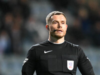 Referee Leigh Doughty is looking on during the Sky Bet Championship match between Coventry City and Hull City at the Coventry Building Socie...