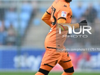 Jaden Philogene, number 23 from Hull City, is playing during the Sky Bet Championship match between Coventry City and Hull City at the Coven...