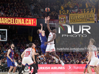Jan Vesely and Moustapha Fall are playing in the first match of the Play-off of the Turkish Airlines Euroleague between FC Barcelona and Oly...