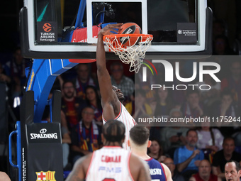 Moustapha Fall is playing in the first match of the Play-off of the Turkish Airlines Euroleague between FC Barcelona and Olympiacos Piraeus...