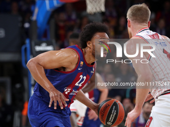 Jabari Parker is playing in the first match of the Play-off of the Turkish Airlines Euroleague between FC Barcelona and Olympiacos Piraeus a...