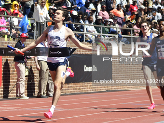 Villanova is taking the win in the College Men's Distance Medley Championship of America on day 2 of the 128th Penn Relays Carnival, the lar...