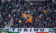 Supporters of Juventus FC are cheering during the match between FC Juventus and AC Milan i...