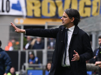 Head Coach Simone Inzaghi of FC Inter is pictured during the Italian Serie A football match between Inter FC Internazionale and Torino FC at...