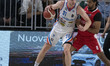 Osvaldas Olisevicius of Nutribullet Treviso and Tomas Woldetensae of Openjobmetis Varese a...