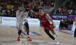 Hugo Besson of Openjobmetis Varese is playing during the LBA Italy Championship match betw...