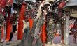 People are visiting the Golu Devta Temple, also known as the Bell Temple, in Ghorakhal, Ut...