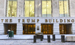 The facade of The Trump Building is being seen in the Financial District in New York City,...