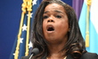 Cook County State's Attorney Kim Foxx is attending the press conference where the arrest o...