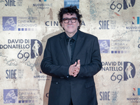 Daniele Cipri is attending the photocall at the 69th David Di Donatello at Cinecitta Studios in Rome, Italy, on May 3, 2024. (