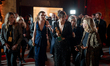 Paola Cortellesi and Emanuela Fanelli are attending the photocall at the 69th David Di Don...