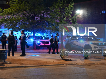 Multiple people are being shot in Chicago, Illinois, United States, on May 4, 2024. Police are responding to the 1700 block of W. 18th Pl. S...