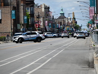 Two gangs are reportedly shooting at each other at the Cinco de Mayo Parade in Chicago, Illinois, United States, on May 5, 2024. The inciden...