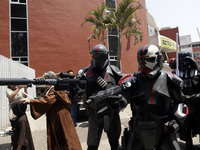 Star Wars fans are disguising themselves as Stormtroopers while attending the Reto Fest CDMX convention to celebrate World Star Wars Day at...