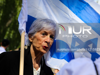 Jacqueline Gliksman, a Holocaust survivor and survivor of the October 7th Hamas attack, is participating in the March of the Living at Ausch...