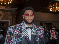 Ben Simmons is departing the Pierre Hotel for the 2024 Met Gala in New York City, USA, on May 6, 2024. (
