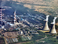A nuclear power plant is located near the outskirts of Delhi, India. (