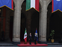 On Tuesday, President Andres Manuel Lopez Obrador of Mexico is receiving Juan Antonio Briceno, Prime Minister of Belize, at the National Pal...