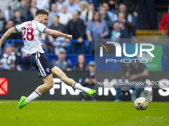 Colin #28 of Bolton Wanderers is in action during the Sky Bet League 1 Play-Off Semi-Final second leg between Bolton Wanderers and Barnsley...
