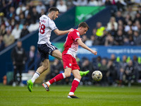 Collins #28 of Bolton Wanderers is tackling the opponent during the Sky Bet League 1 Play-Off Semi-Final 2nd leg between Bolton Wanderers an...