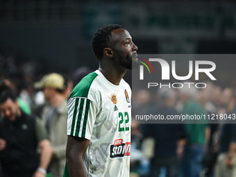 Jerian Grant of Panathinaikos Athens is playing during the Euroleague, Playoff D, Game 5, match between Panathinaikos Athens and Maccabi Pla...