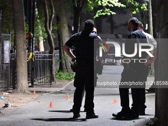 A 17-year-old male is being treated for gunshot wounds in Manhattan, New York, United States, on May 7, 2024. On Tuesday evening, in the are...