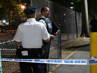 A 17-year-old male is being treated for gunshot wounds in Manhattan, New York, United States, on May 7, 2024. On Tuesday evening, in the are...