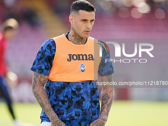 Gianluca Scamacca of Atalanta BC is playing during the Serie A TIM match between US Salernitana and Atalanta BC in Salerno, Italy, on May 6,...