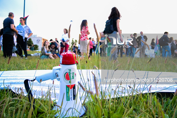 Students In Lisbon University Promote A Vigil To Support Palestine