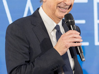 Mayor Beppe Sala is attending the opening of Milano Civil Week at Giureconsulti Palace in Milan, Italy, on May 9, 2024. (