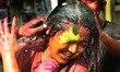 Indian Student celebrates Color Festival at South Kolkata Jadavpur University Campuses in...