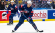 Michael Eyssimont is playing in the IIHF Ice Hockey World Championship Group B match betwe...